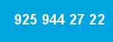 925 944 27 22 925 944 27 22